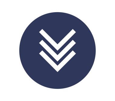 ok düz ikon vektör illüstrasyonu