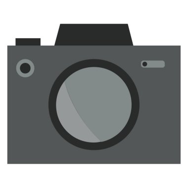 kamera simgesi vektör illüstrasyonu