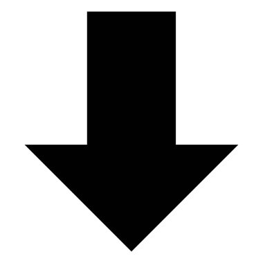 ok simgesi, vektör illüstrasyonu