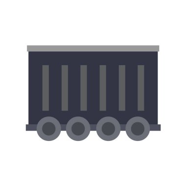 benim tramvay ikon vektör illüstrasyonu