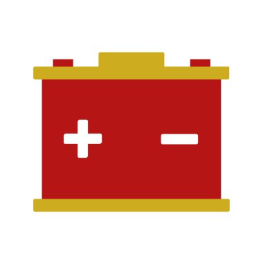 pil simgesi, vektör illüstrasyonu