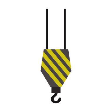 İnşaat vinç simge vektör çizim