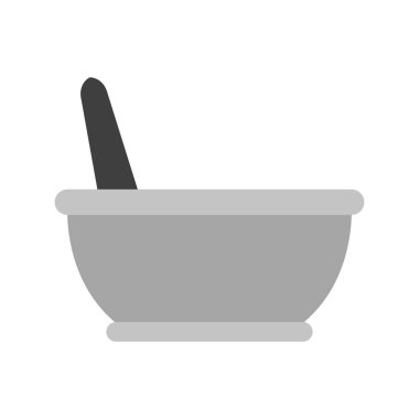 Bowling düz simgesi, vektör illüstrasyonu