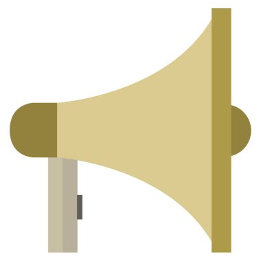 Megafon simgesi, vektör illüstrasyon tasarımı.