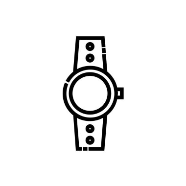 Vektör simgesini izle. Logotype