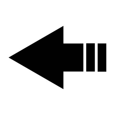 Ok işareti. Web simgesi basit illüstrasyon