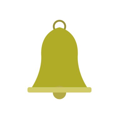 Beyaz arkaplanda alarm çanı çizimi