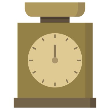 Beyaz arkaplanda mutfak boyutu simgesi