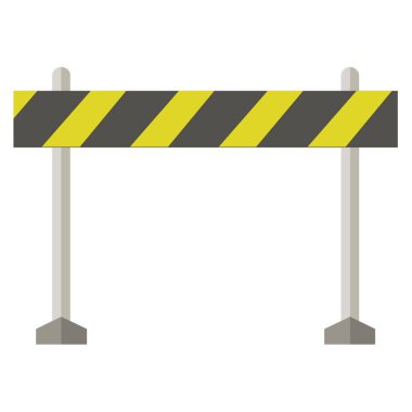 Barikat simge vektör çizim