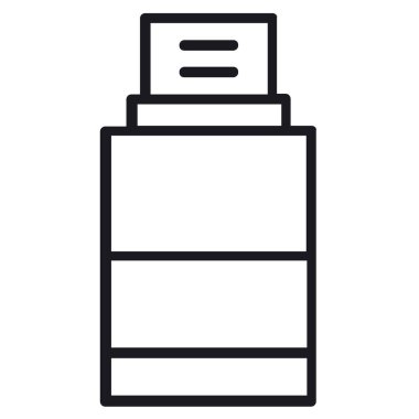 modern usb simgesi, vektör illüstrasyonu 