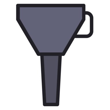 düz renk huni simgesi