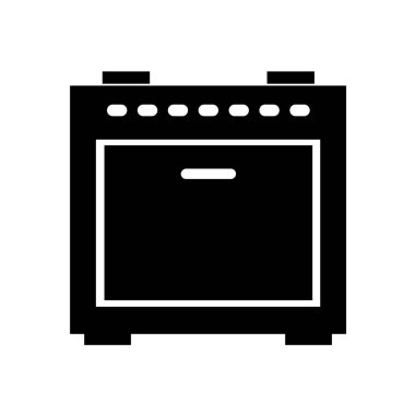 mutfak fırın kutsal kişilerin resmi, vektör çizim