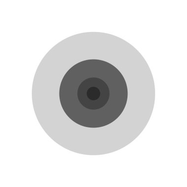 Kamera lensi simgesi. düz dizayn. vektör illüstrasyonu