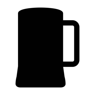 Kahve fincanı vektör simgesi. Kahve fincanı işareti. düz biçim sembolü