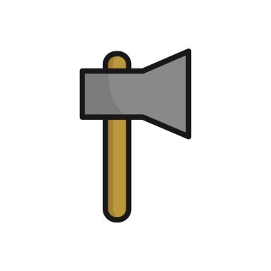 Balta simgesi vektör illüstrasyonu 