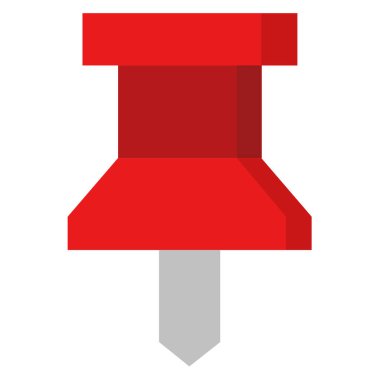 Pin simgesinin vektör illüstrasyonu