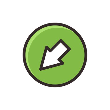 Projeniz için ok vektör simgesi