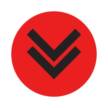 Web ve mobil uygulama tasarımınız için ok simgesi çizimi arkaplanı, ok logosu 