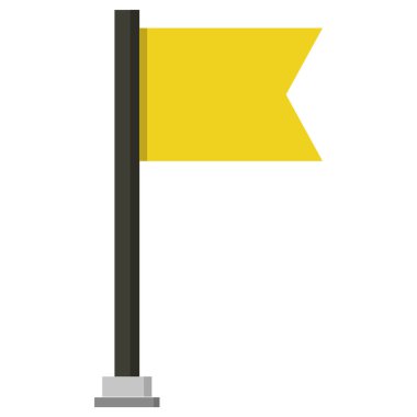 bayrak simgesi, vektör illüstrasyonu