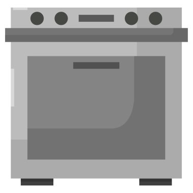 mutfak fırın kutsal kişilerin resmi, vektör çizim