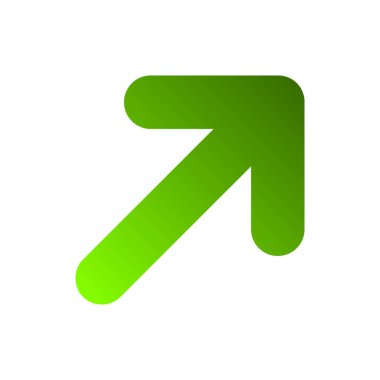 Web ve mobil uygulama tasarımınız için ok simgesi çizimi arkaplanı, ok logosu 