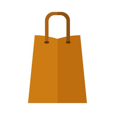 Alışveriş poşeti ikonu. Web tasarımı için imza