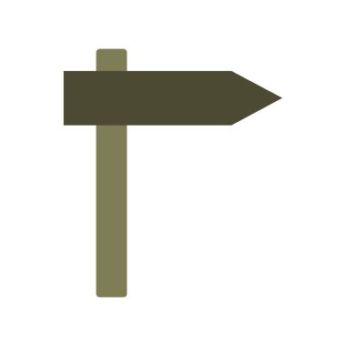 işaret direği simgesi vektör resmi.