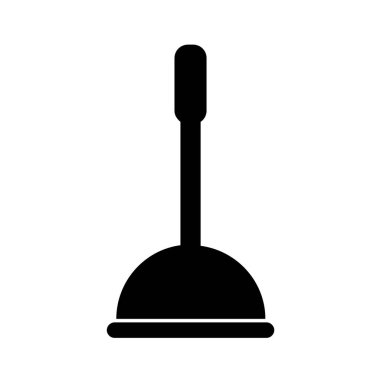 Beyaz arkaplanda izole edilmiş pompa simgesinin vektör çizimi