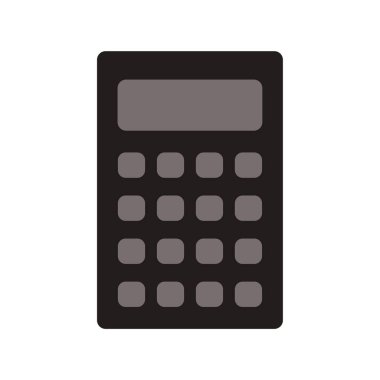 hesap makinesi simgesi, vektör illüstrasyonu