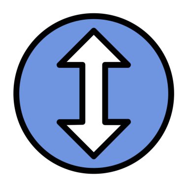 çift ok simgesi, vektör illüstrasyonu