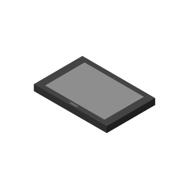 tablet pc simge vektör illüstrasyon tasarımı