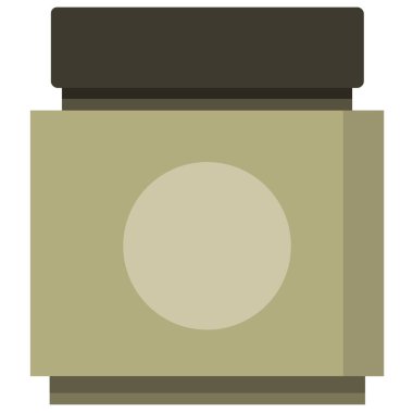 Beyaz arkaplanda izole edilmiş kozmetik şişe simgesi vektörü