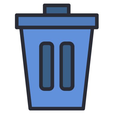 Çöp kutusu simgesi, çöp kutusu simgesi, çöp kutusu simgesi beyaz arkaplanda izole.