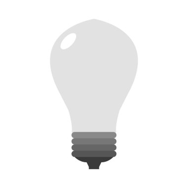 Ampul simgesi. vektör illüstrasyonu