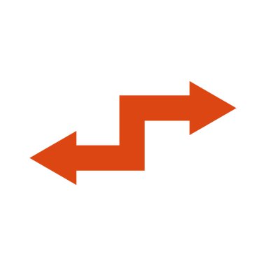 ok düz ikon vektör illüstrasyonu