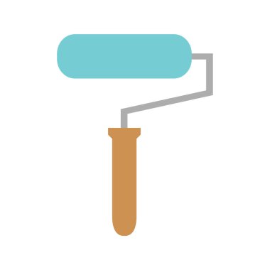 boya silindiri vektör illüstrasyonu