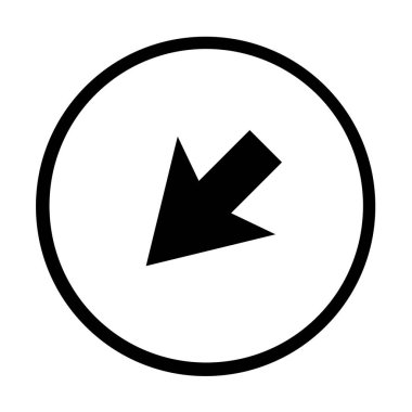 Projeniz için ok vektör simgesi