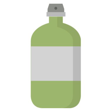 şişe vektörü düz simge tasarımı