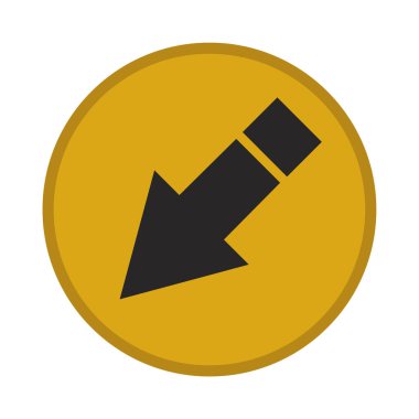 Projeniz için ok vektör simgesi