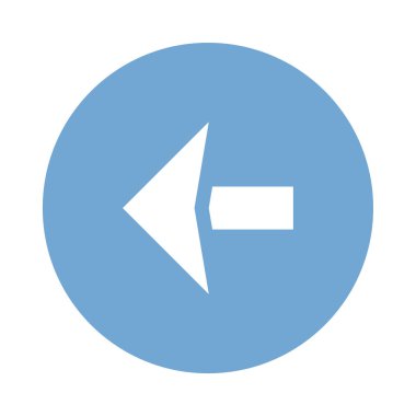 ok düz ikon vektör illüstrasyonu