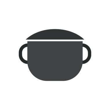 Pan simgesi, vektör illüstrasyonu basit tasarım