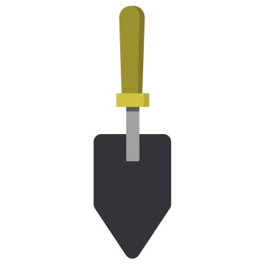 Beyaz arkaplanda mala simgesi