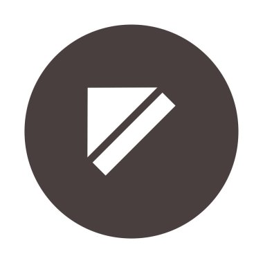 ok düz ikon vektör illüstrasyonu