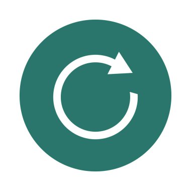 ok düz ikon vektör illüstrasyonu