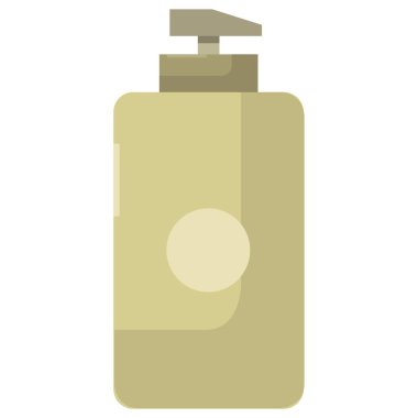 Basit şişe simgesi, vektör illüstrasyonu