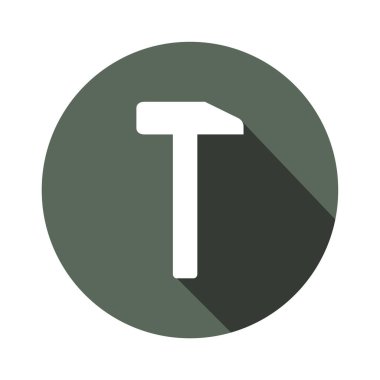 Çekiç ikonu vektör illüstrasyonu