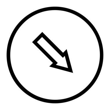 ok ağ simgesinin vektör ilülasyonu 