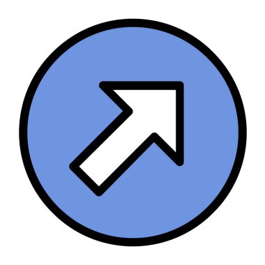 ok ağ simgesinin vektör ilülasyonu 