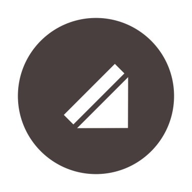 ok düz ikon vektör illüstrasyonu