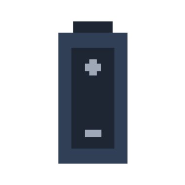 pil simgesi, vektör illüstrasyonu